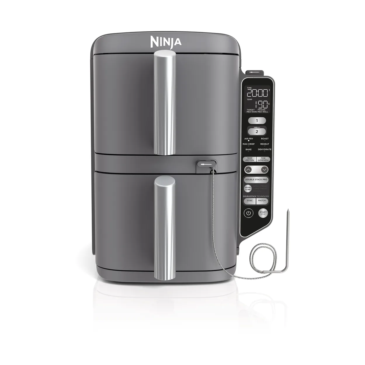 Ninja Air Fryer SL451EU stacked dual zone XL 9,5 L Svart