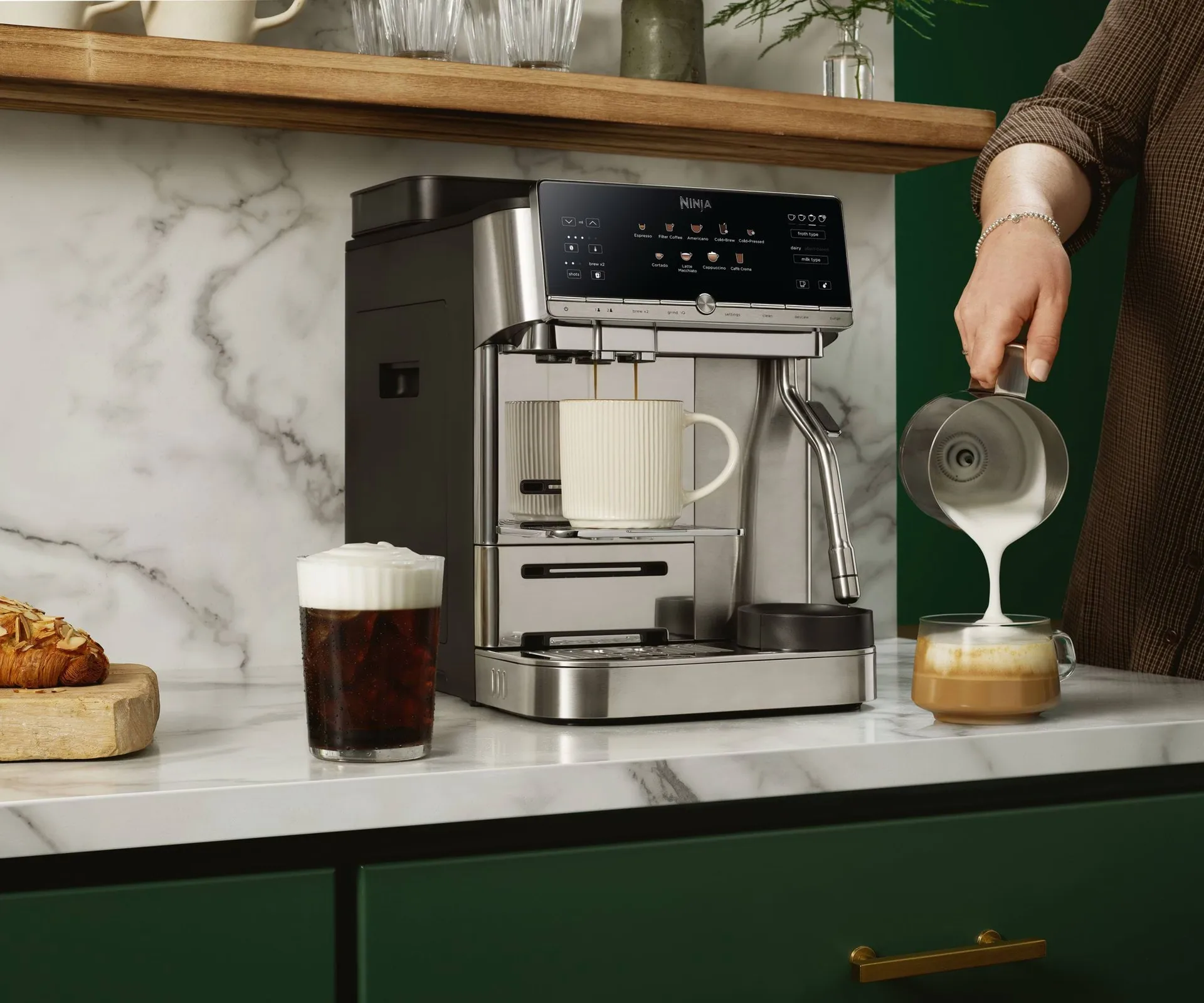 Ninja AutoBarista automatisk espressomaskin, Black Ninja