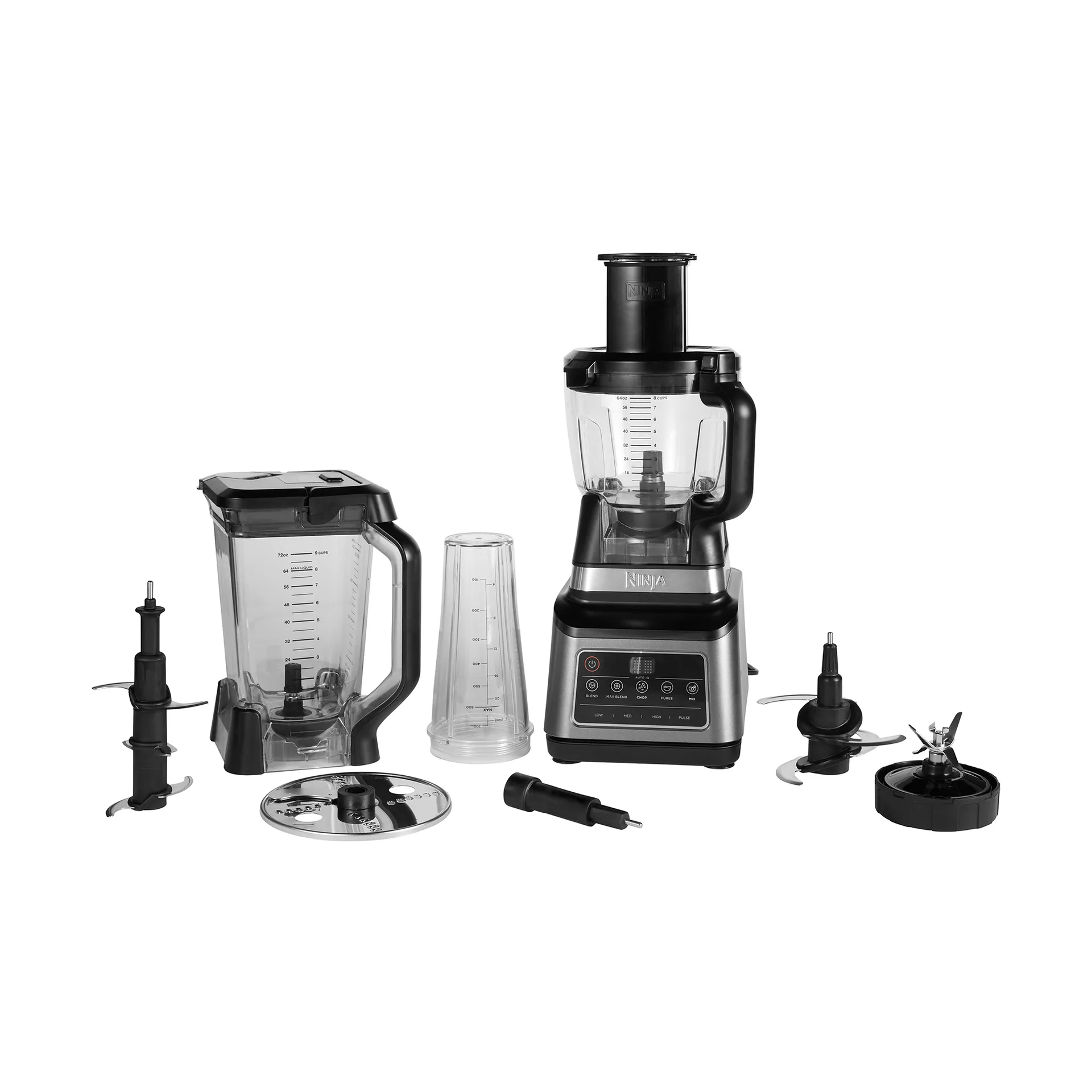 Ninja BN800 3-i-1 matberedare & blender m Auto-iQ, Svart Ninja