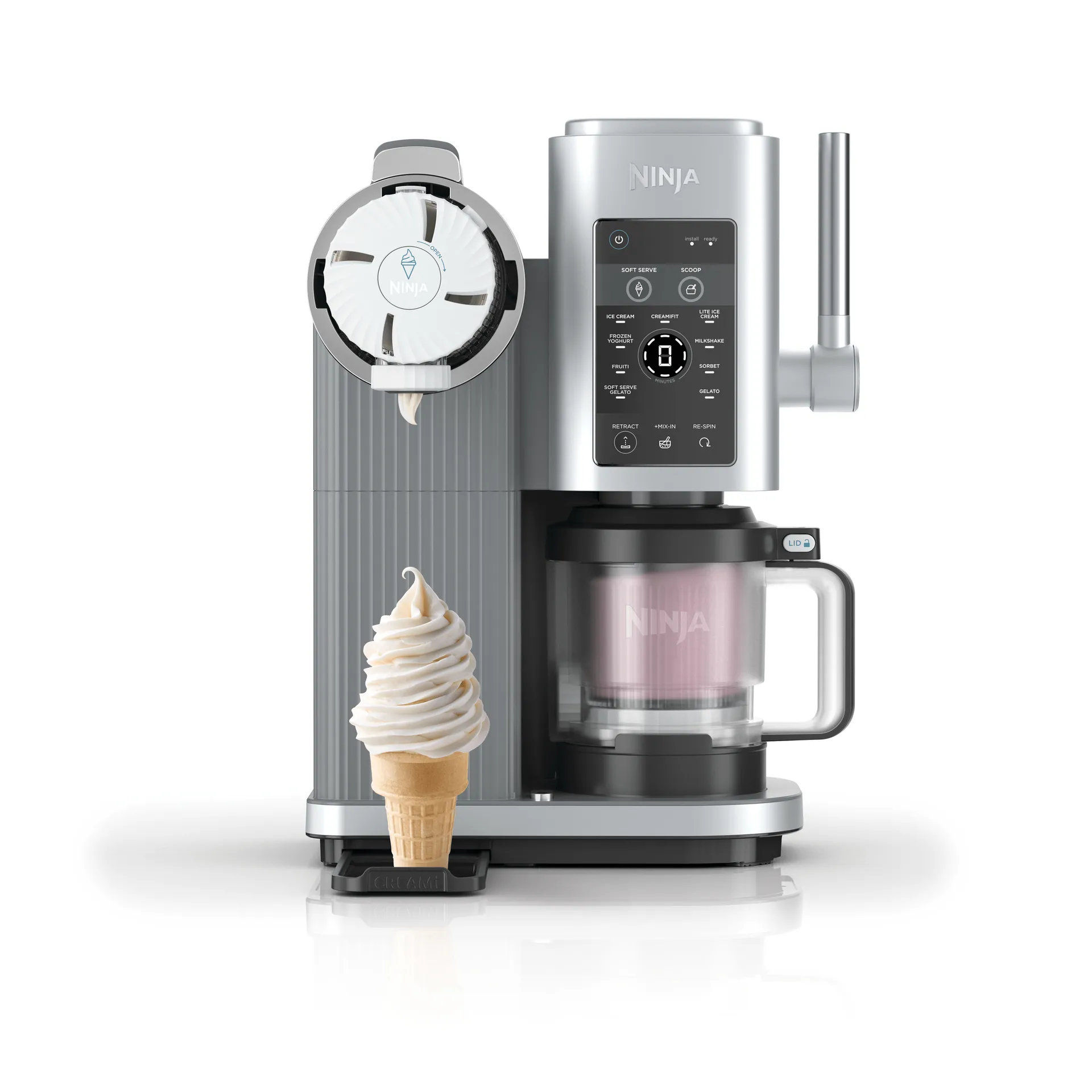 Ninja Creami Swirl NC701 glass- och dessertmaskin, Black Ninja Ninja Creami Swirl NC701 glass- och dessertmaskin, Black Ninja