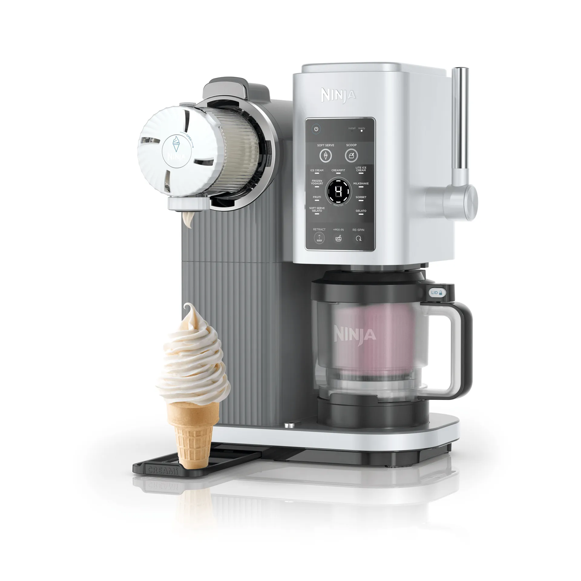 Ninja Creami Swirl NC701 glass- och dessertmaskin, Black Ninja Ninja Creami Swirl NC701 glass- och dessertmaskin, Black Ninja