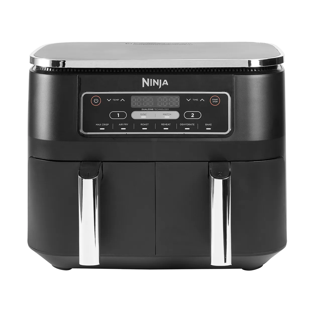 Ninja Foodi AF300 Air Fryer Dual Zone 7,6 L Svart | Skandinavisk Design | Fritöser & Airfryers | Svart