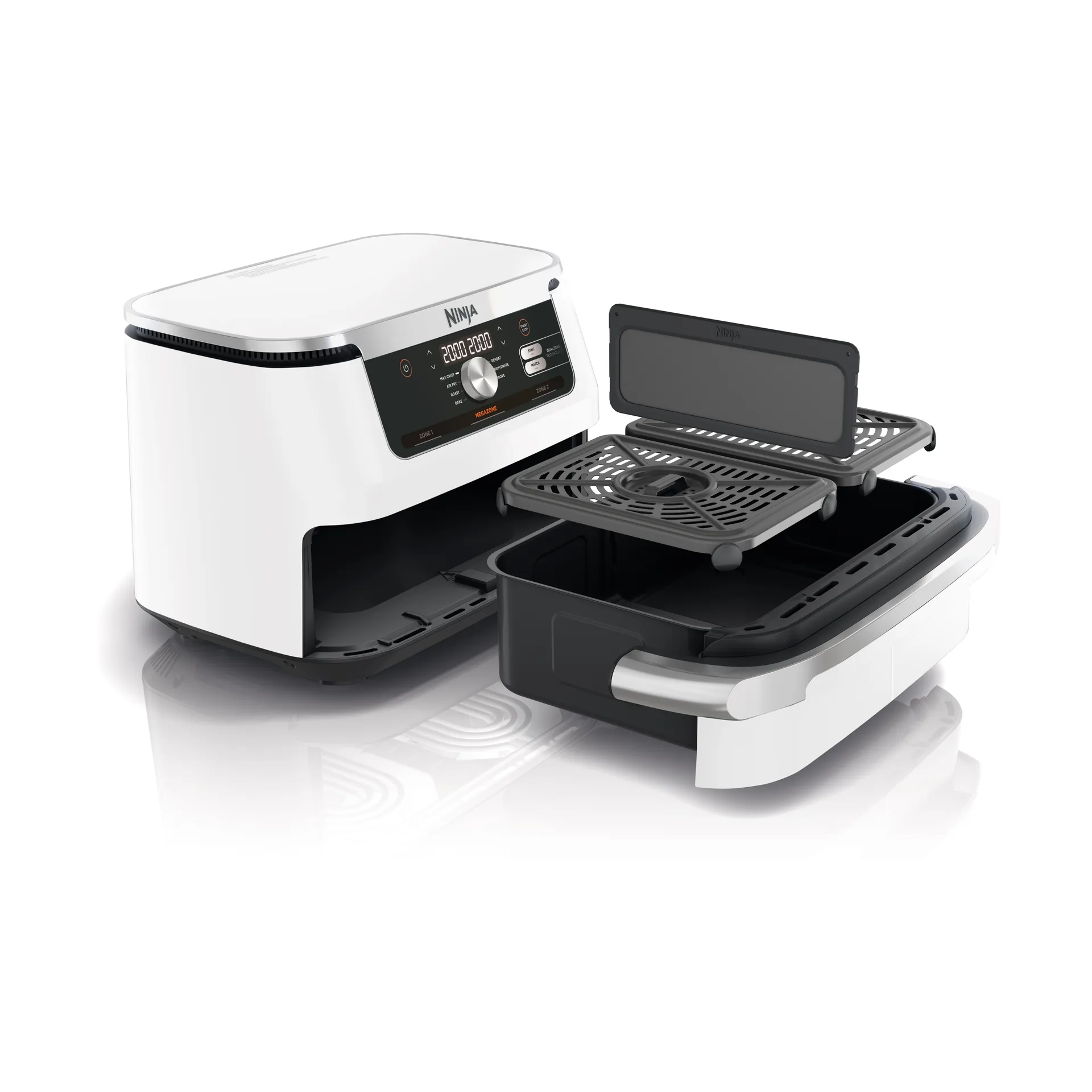 Ninja foodi Air Fryer AF500EUWH flexdrawer 10,4 L, White Ninja