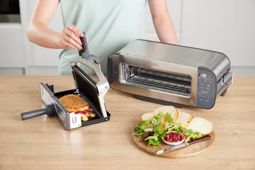 Ninja Foodi grill- och paninipress ST202EU 3-i-1 - Rostfritt stål - Ninja