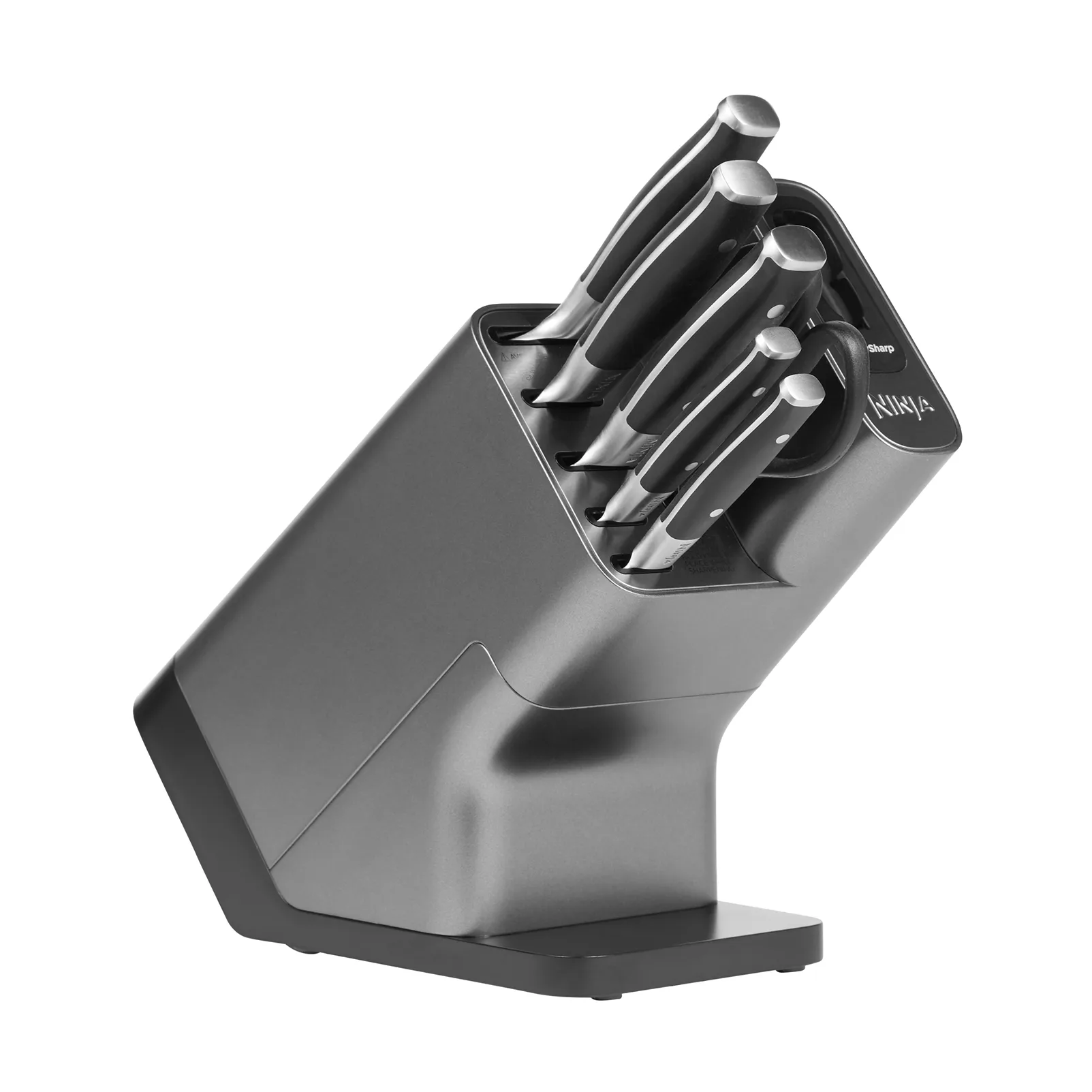 Ninja Foodi K32006 knivset m. knivblock & knivslip, Rostfritt stål Ninja