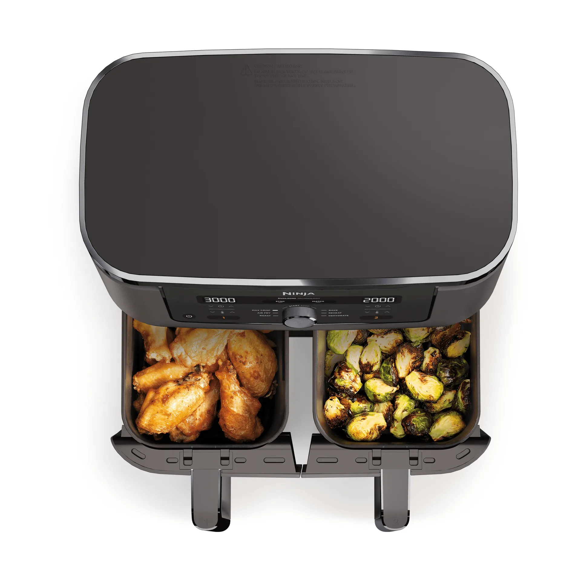 Ninja Foodi Max Dual Zone Air Fryer, Black Ninja