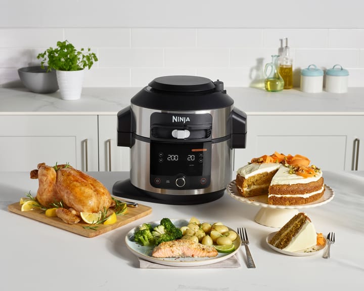 Ninja Foodi OL550 11-i-1 ONE-Lid multikokare 6 L, Rostfritt stål Ninja