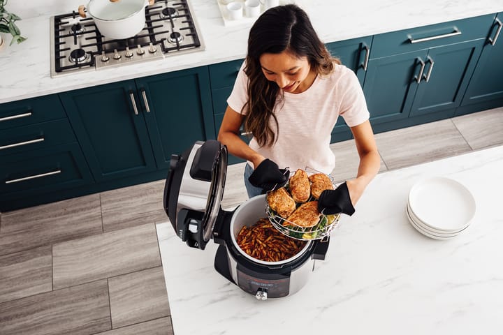 Ninja Foodi OL750 14-i-1 ONE-Lid multikokare 7,5 L, Rostfritt stål Ninja