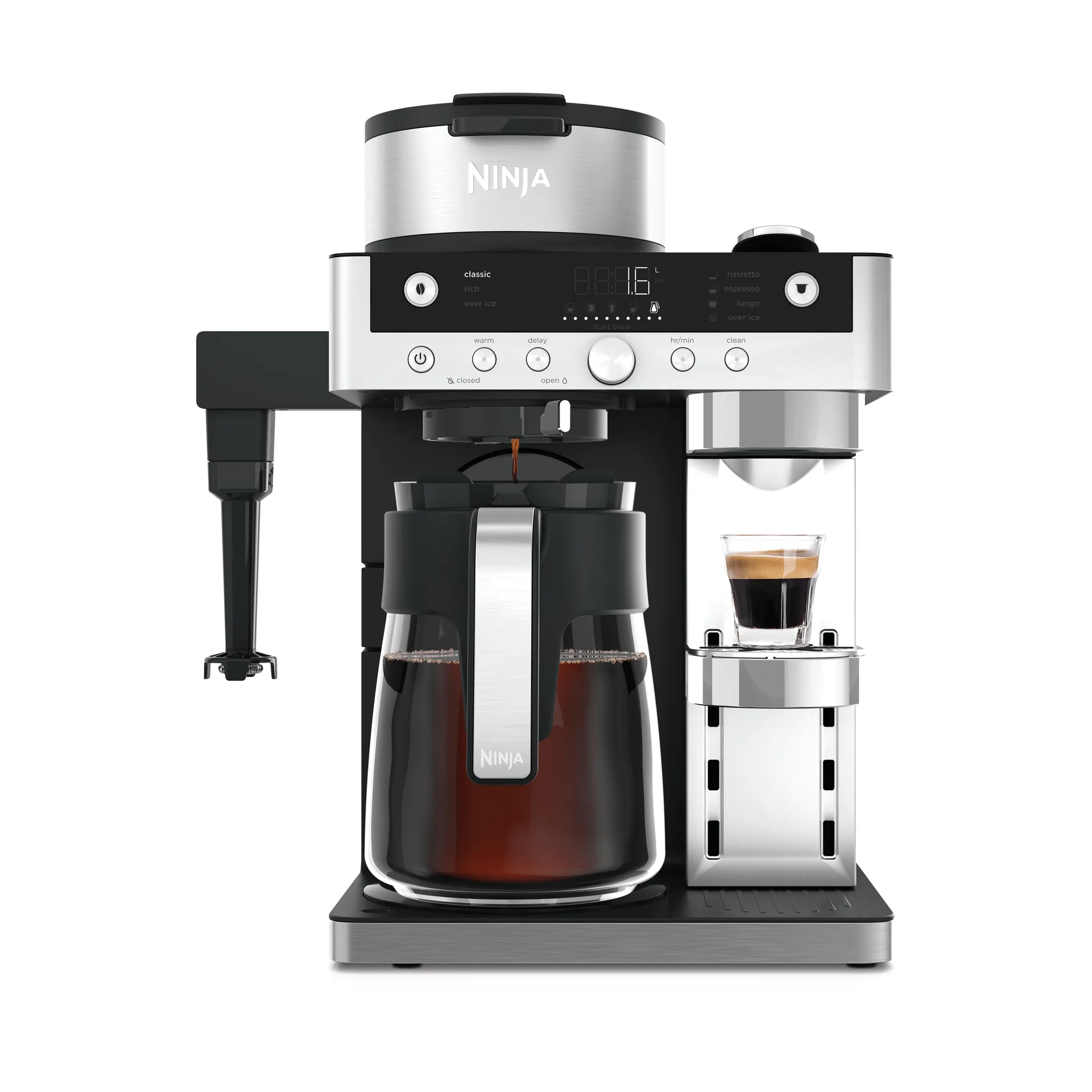 Ninja Prestige Dualbrew automatisk espressomaskin, Black Ninja