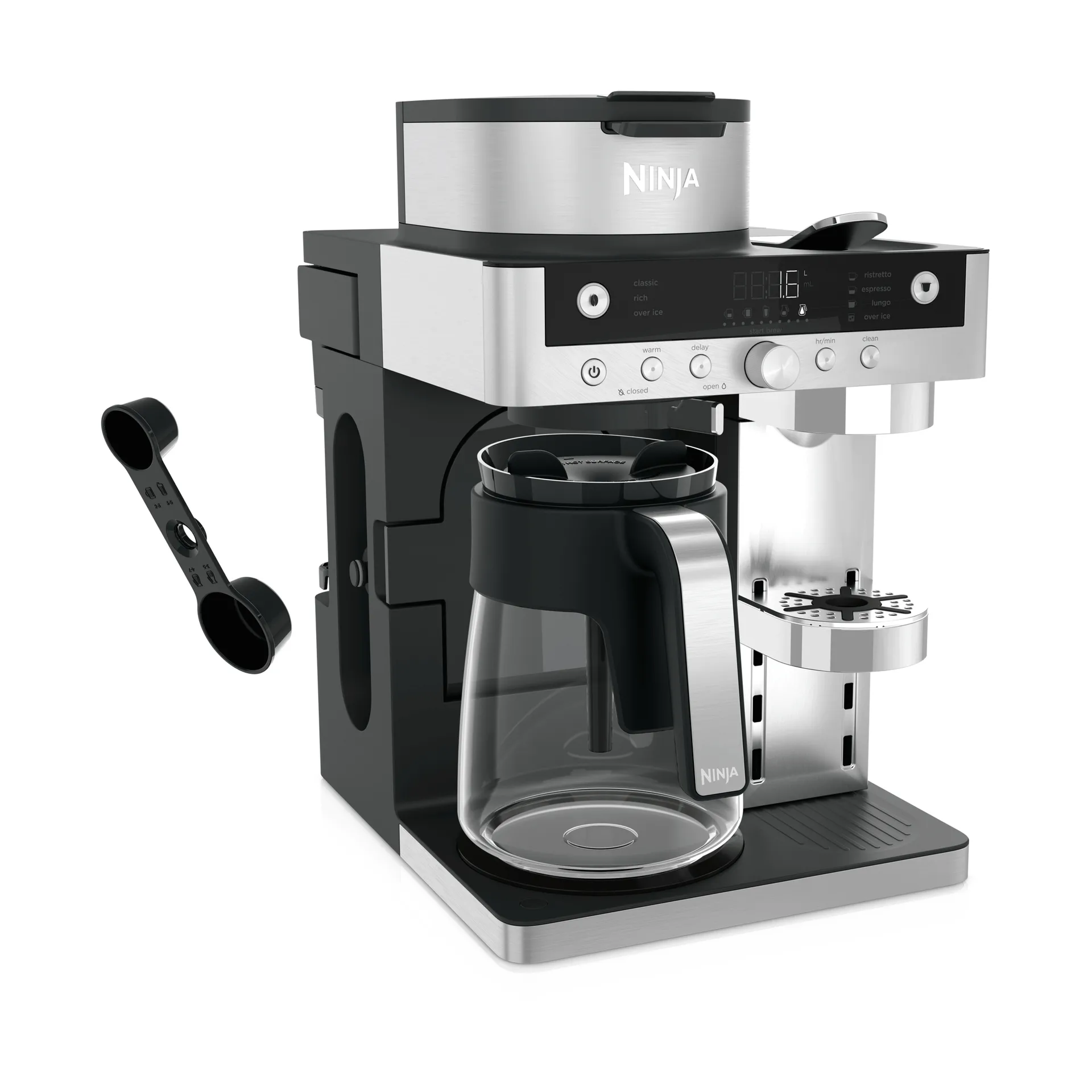 Ninja Prestige Dualbrew automatisk espressomaskin, Black Ninja