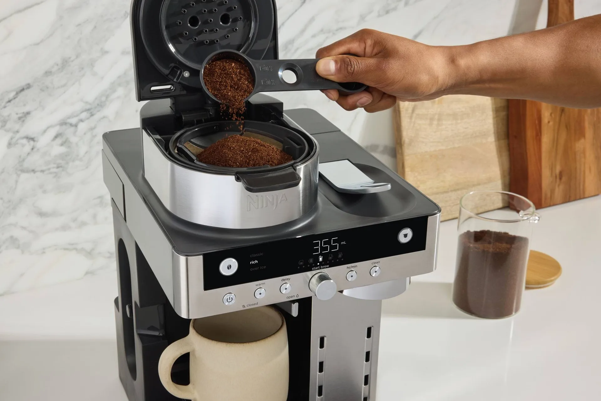 Ninja Prestige Dualbrew automatisk espressomaskin, Black Ninja