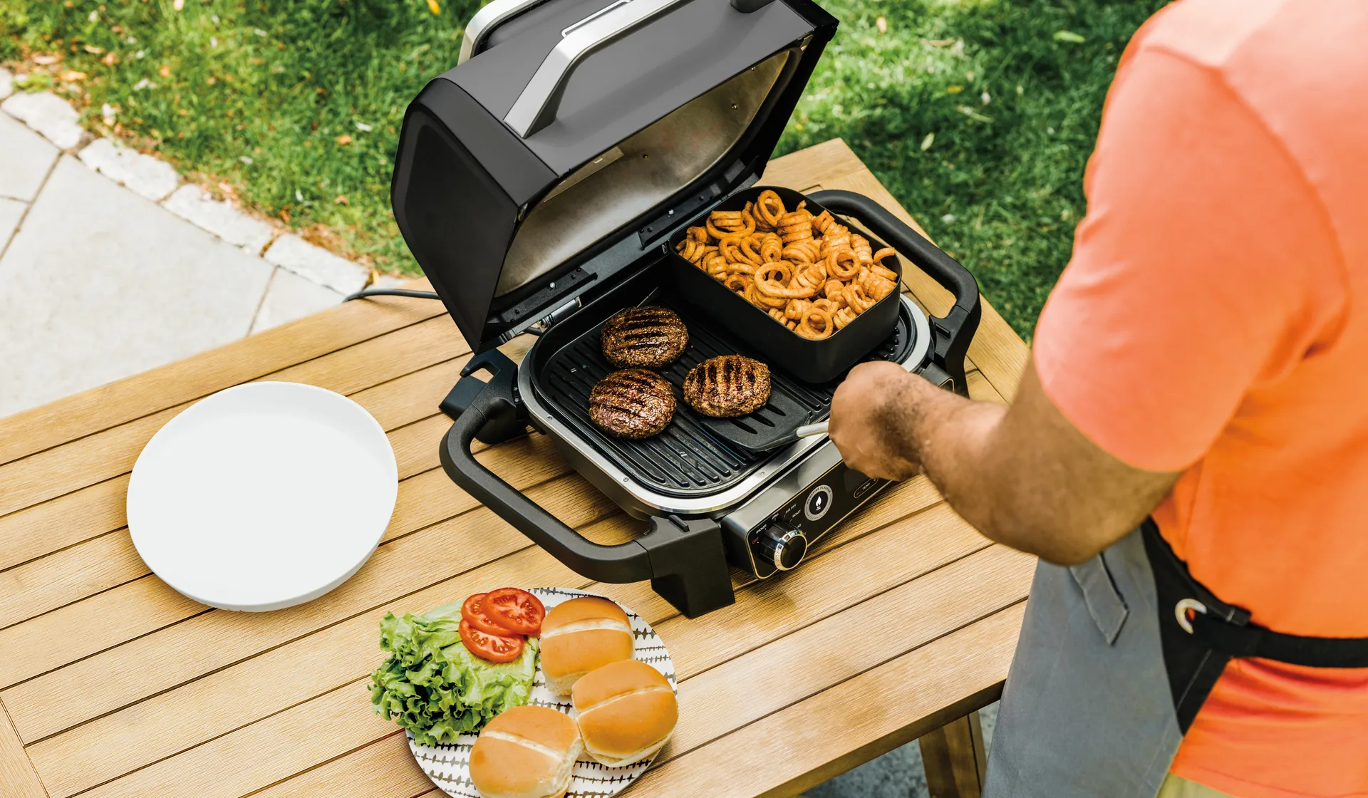 Ninja Woodfire grillåda 16x23 cm, Svart Ninja