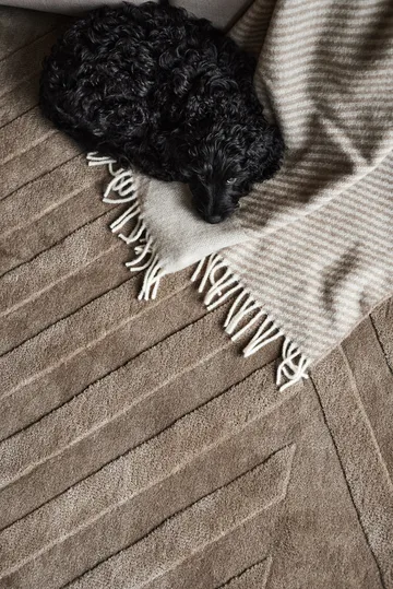 Levels Stripes ullmatta - Mullvad, 200x300 cm - NJRD