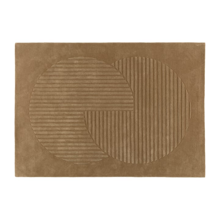 Levels ullmatta circles beige - 170x240 cm - NJRD
