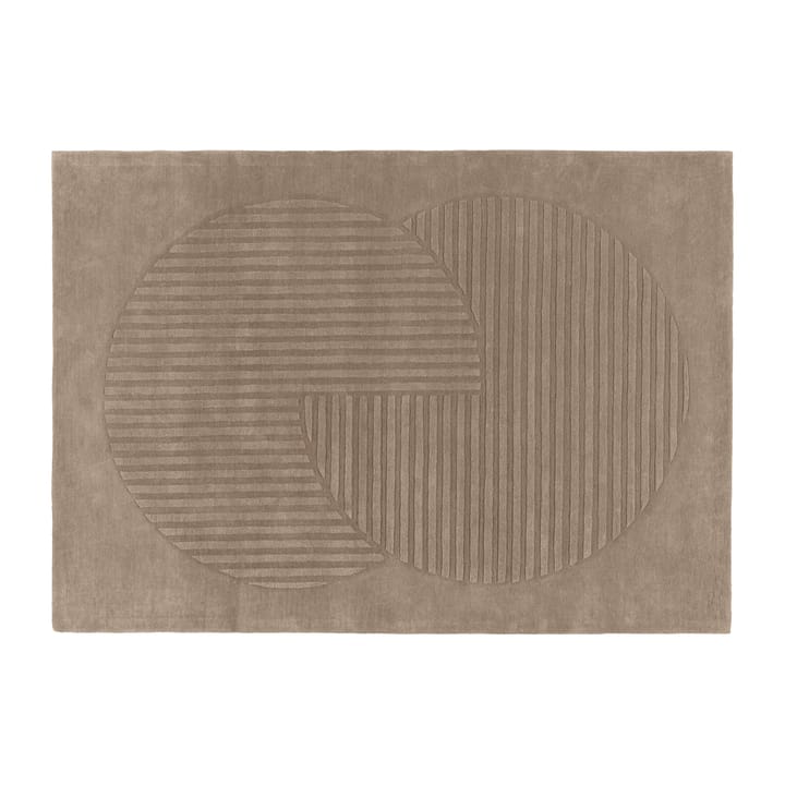 Levels ullmatta circles grå - 200x300 cm - NJRD
