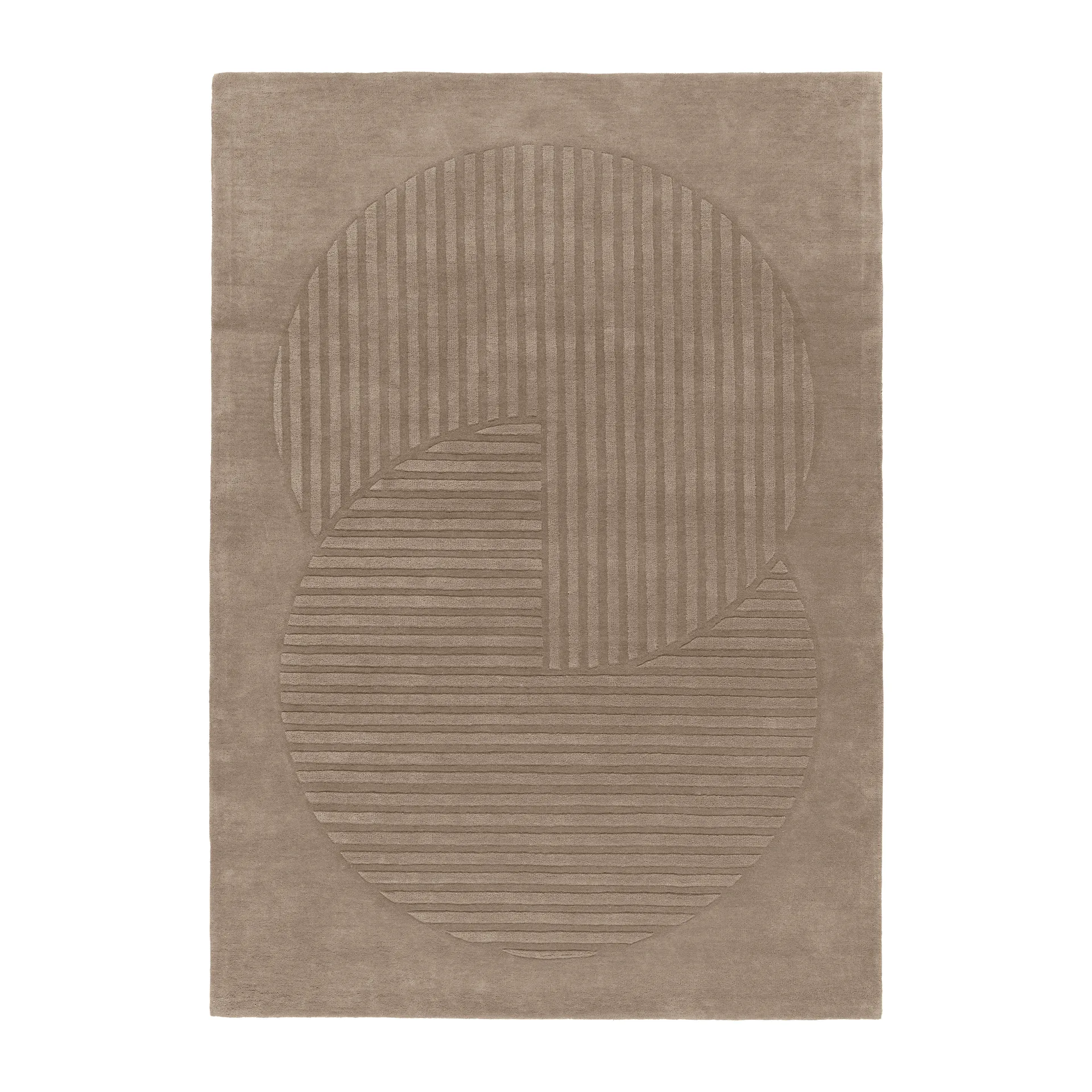 Levels ullmatta circles mullvad, 170x240 cm NJRD