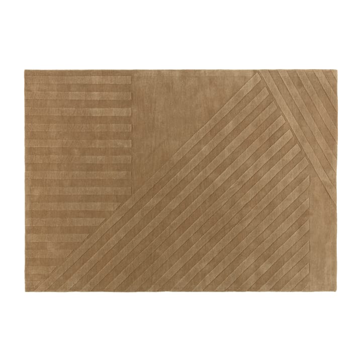 Levels ullmatta stripes beige - 200x300 cm - NJRD