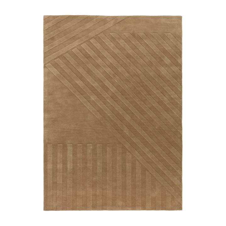 Levels ullmatta stripes beige - 200x300 cm - NJRD