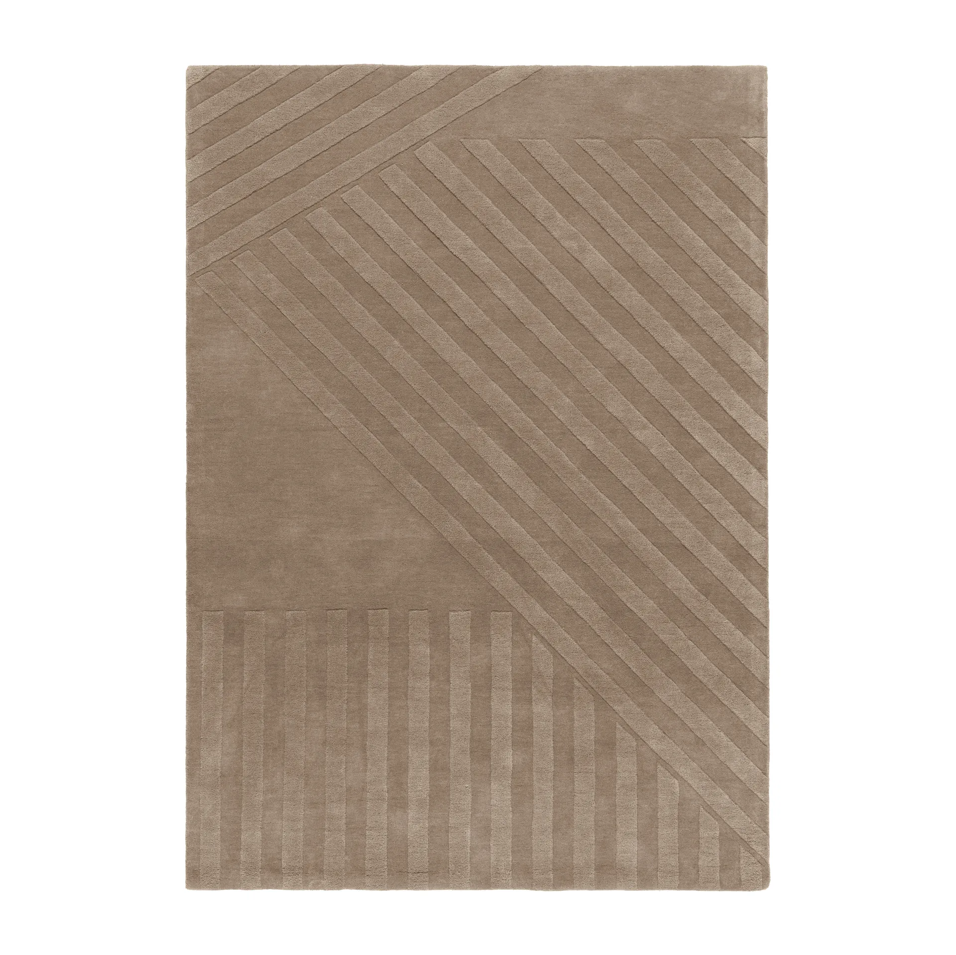 Levels ullmatta stripes mullvad, 170x240 cm NJRD