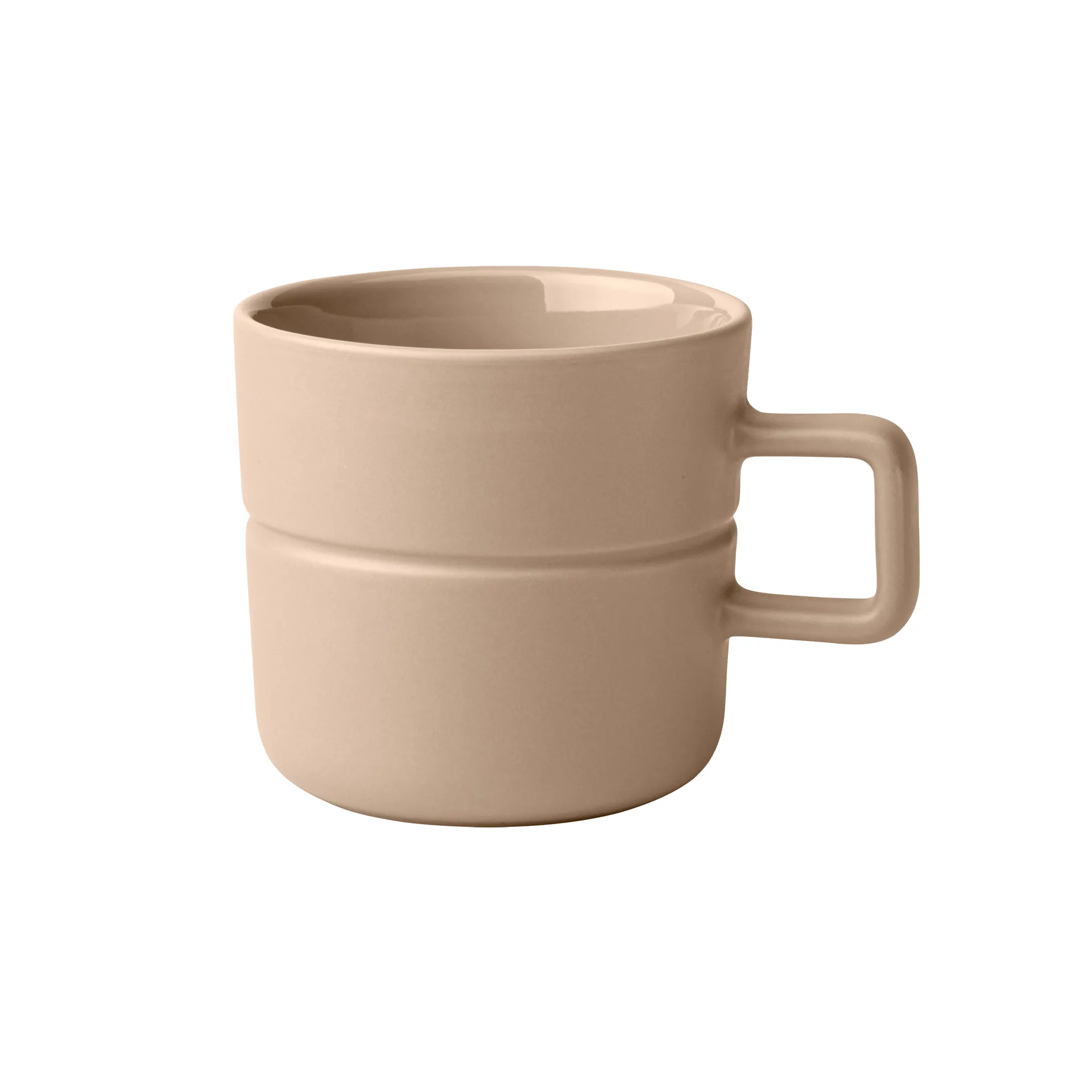 Lines mugg 30 cl, Beige NJRD