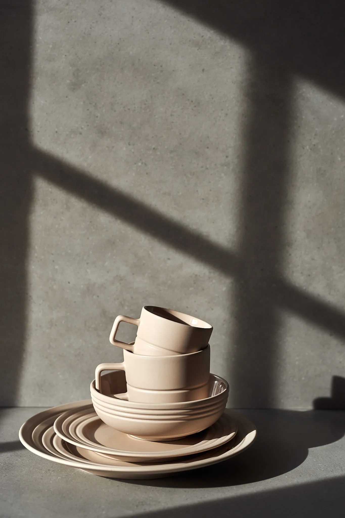 Lines mugg 30 cl, Beige NJRD