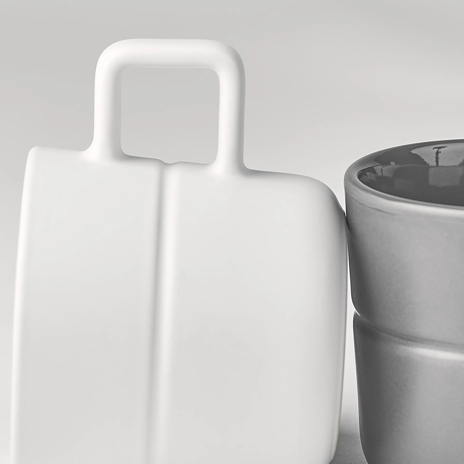 Lines mugg 30 cl, Vit NJRD
