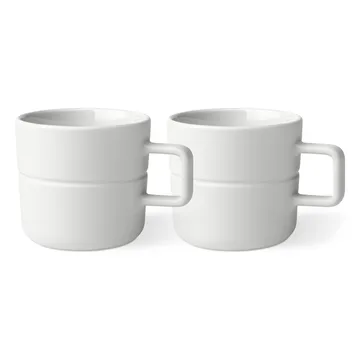 Lines mugg 50 cl 2-pack - Vit - NJRD