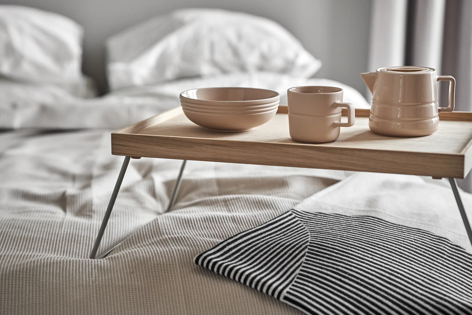 Lines mugg 50 cl, Beige NJRD