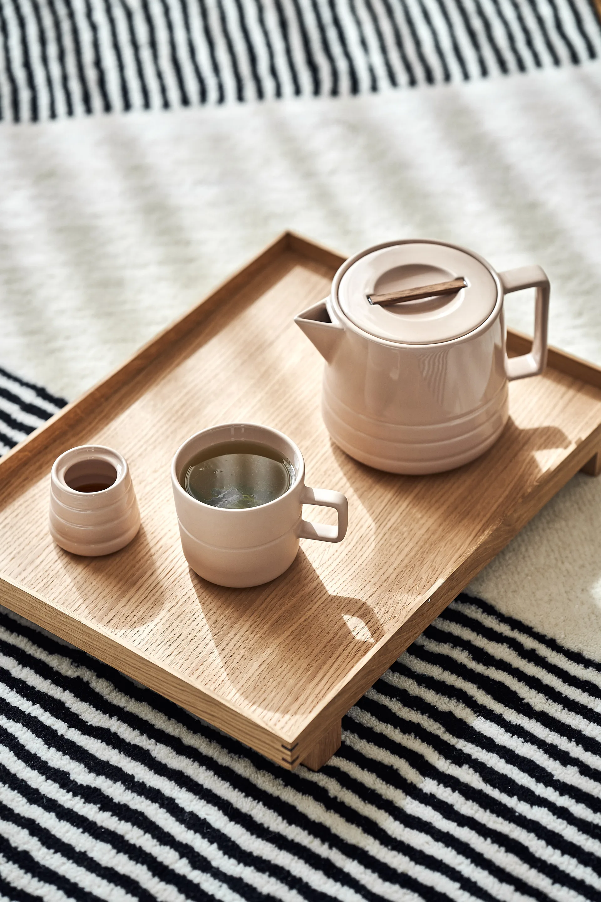 Lines mugg 50 cl, Beige NJRD