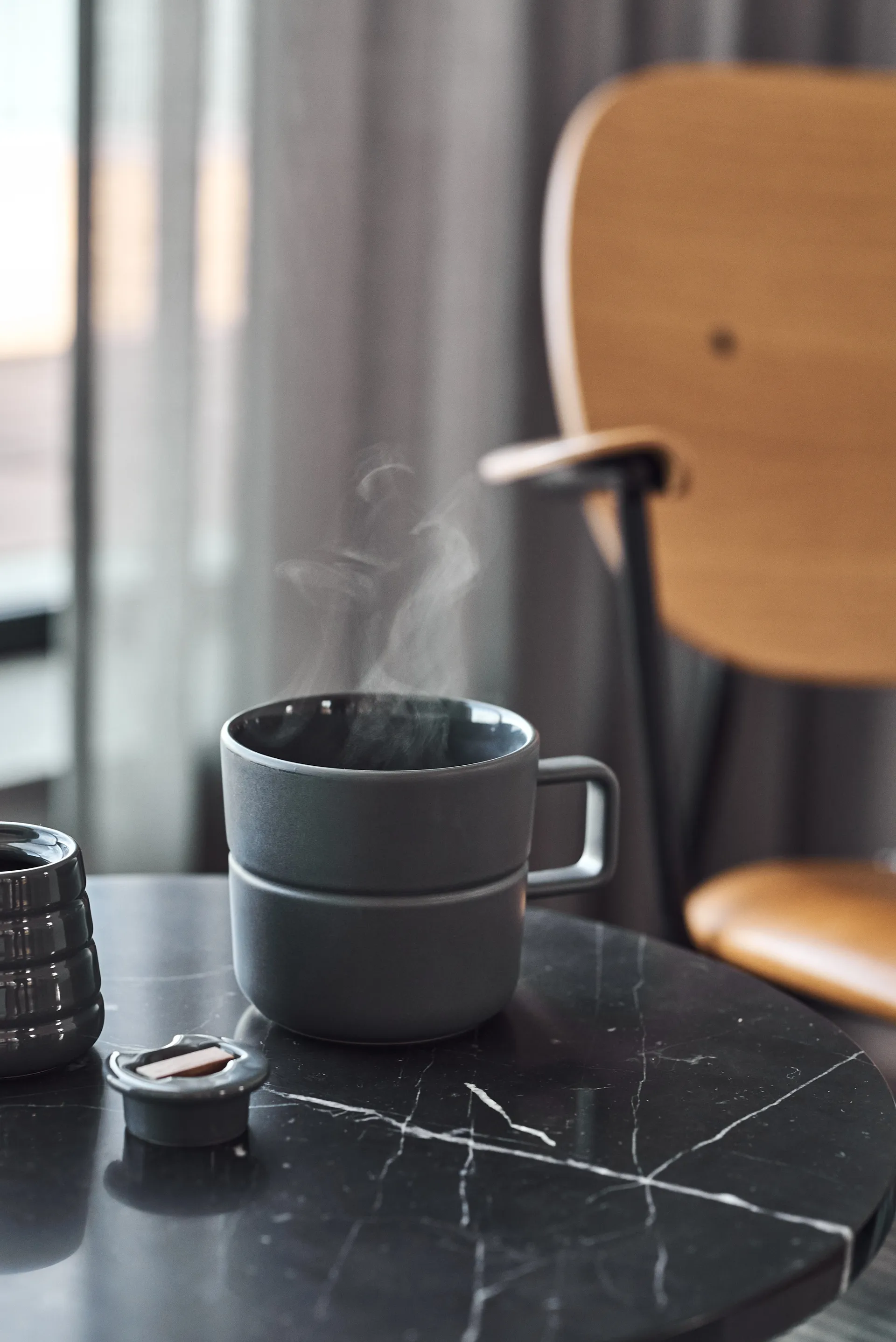 Lines mugg 50 cl, Mörkgrå NJRD