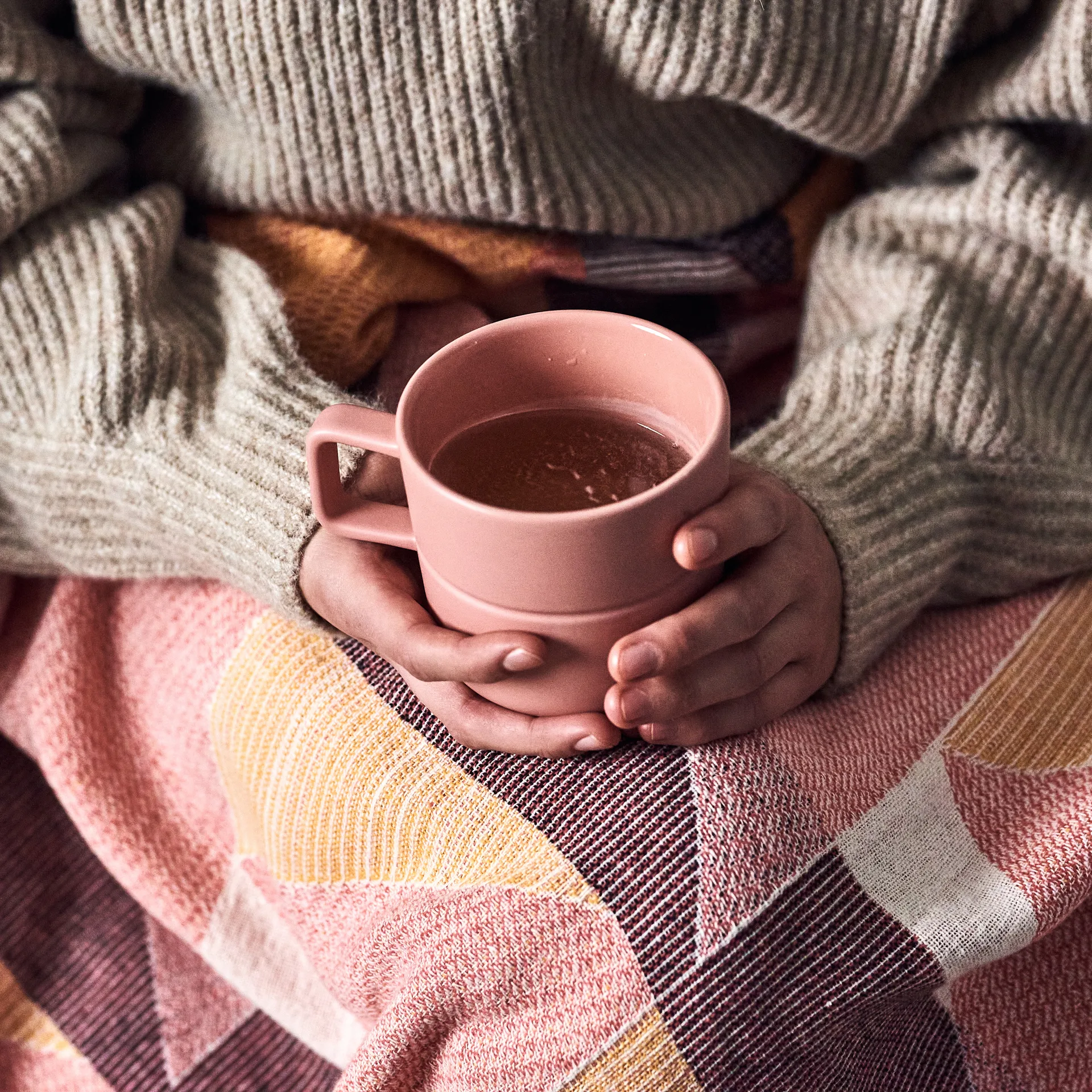 Lines mugg 50 cl, Rosa NJRD