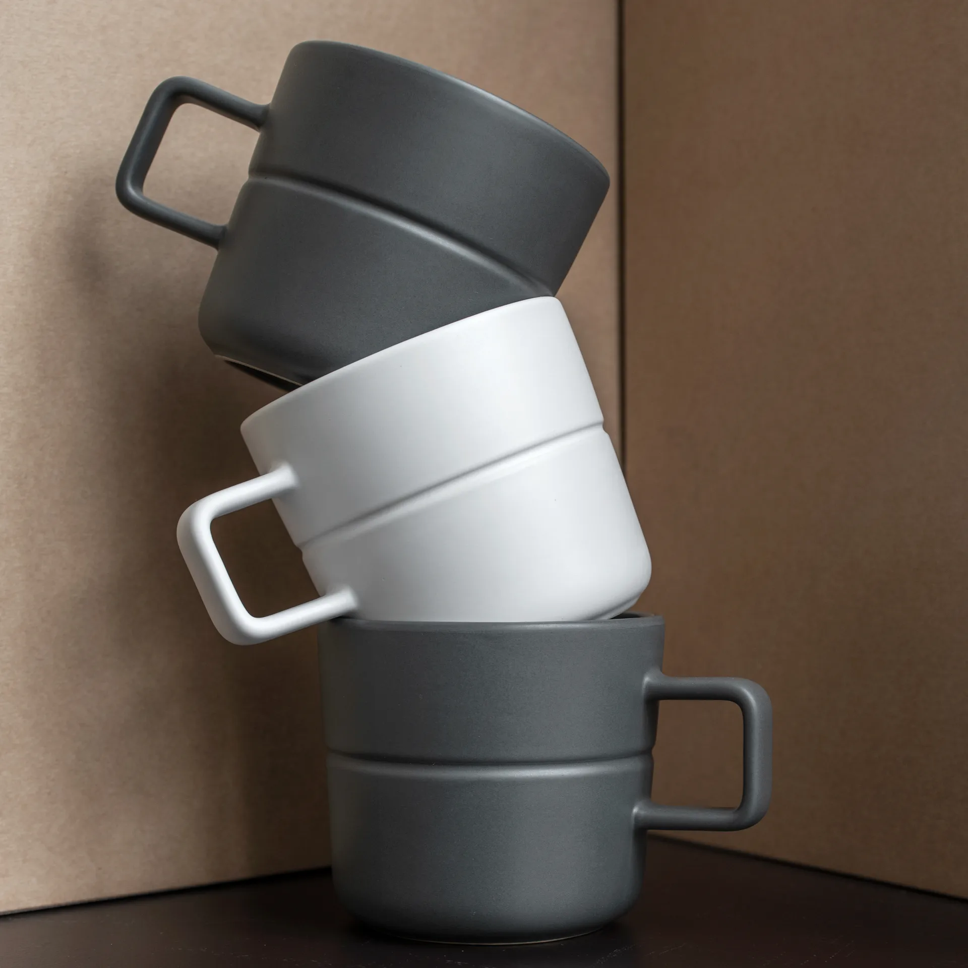 Lines mugg 50 cl, Vit NJRD