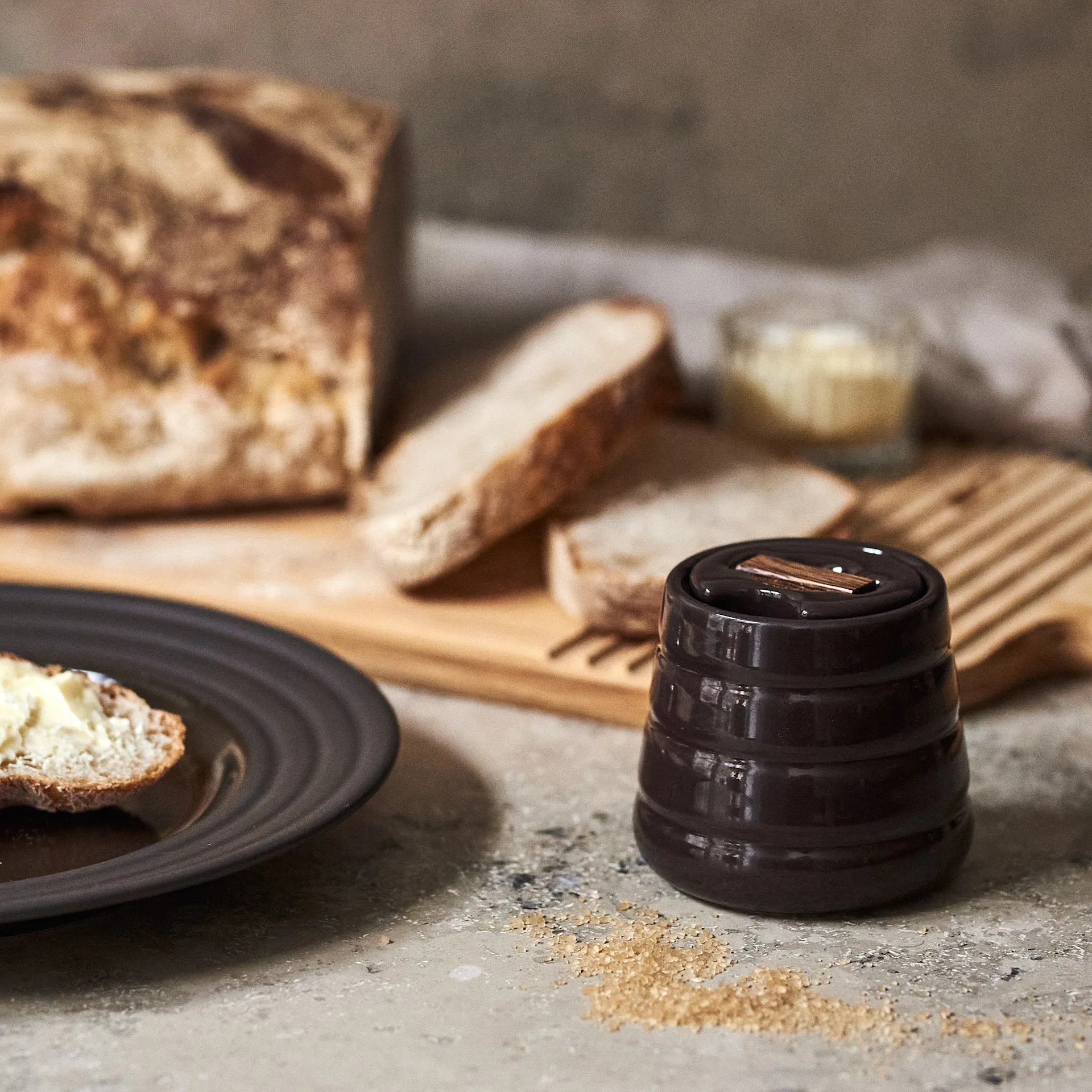 Lines sockerskål, Brun NJRD