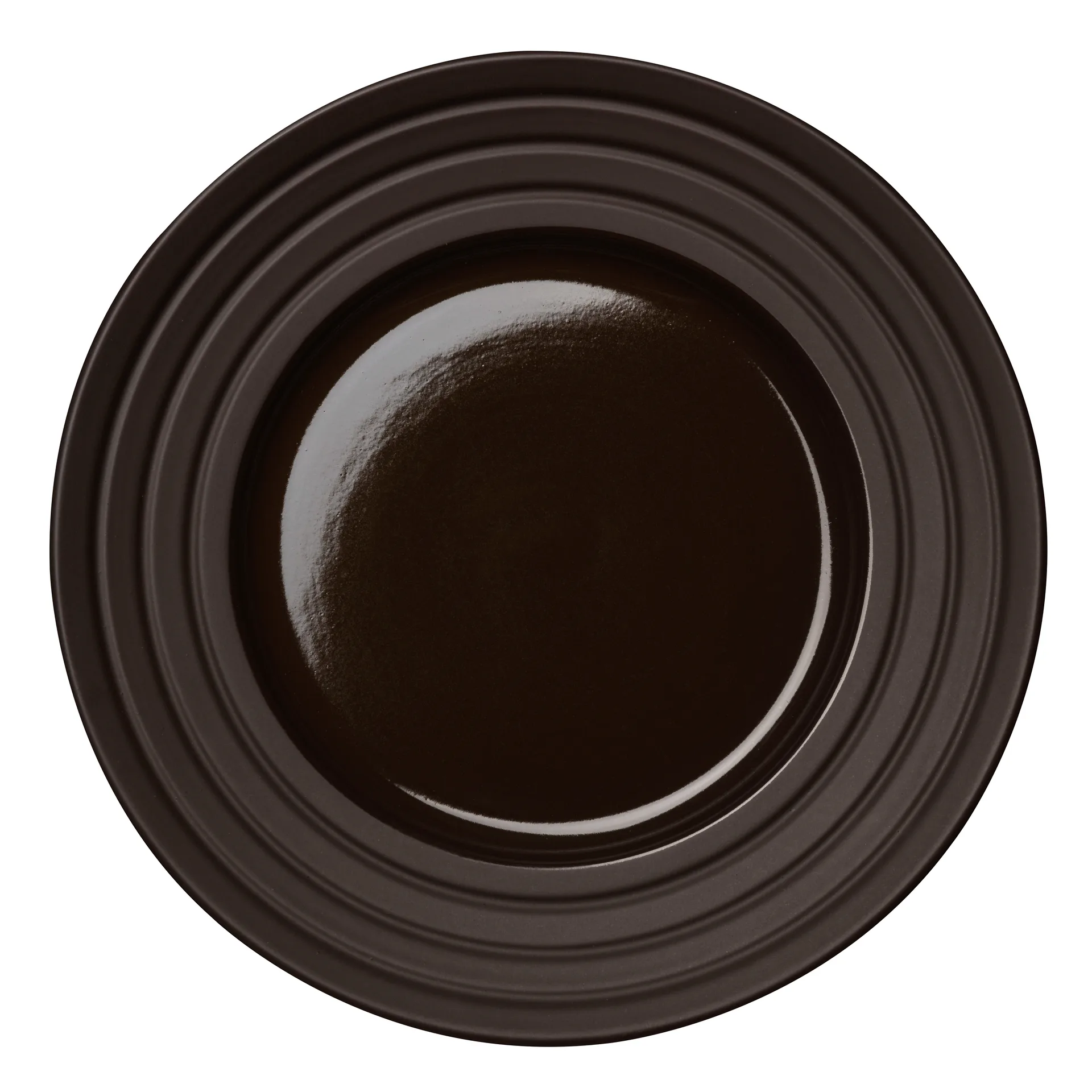 Lines tallrik Ø27 cm, Brun NJRD