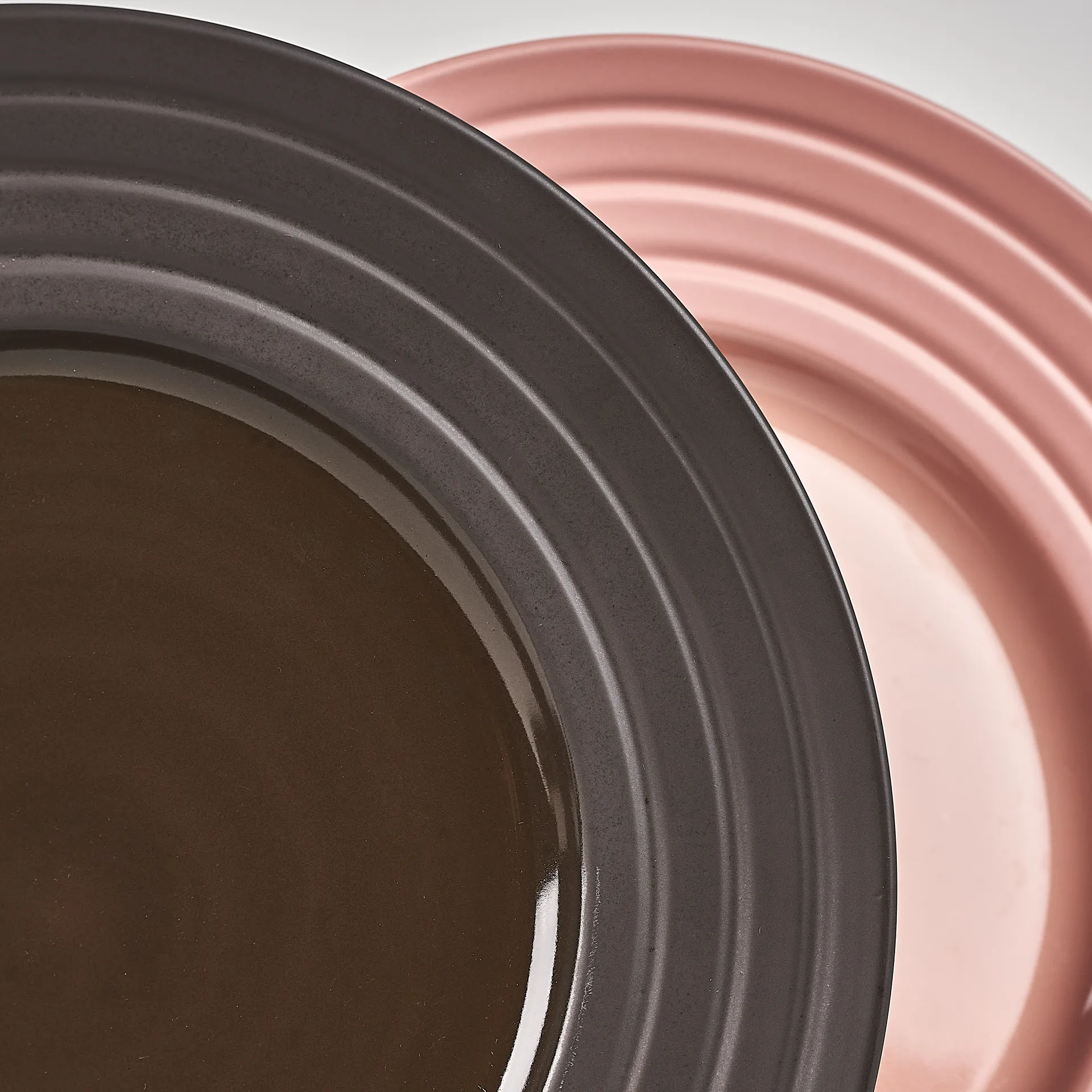 Lines tallrik Ø27 cm, Brun NJRD