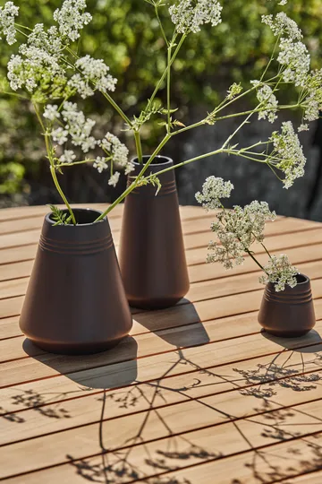 Lines vas 22 cm - Brun - NJRD