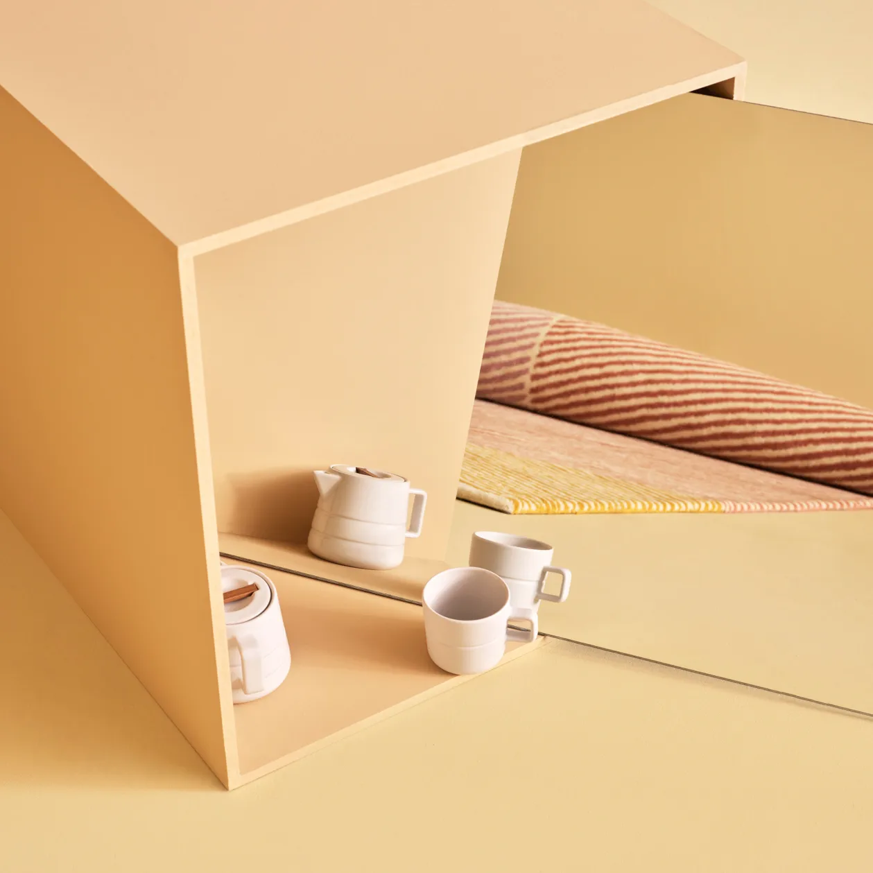 Rectangles ullmatta rosa, 170x240 cm NJRD