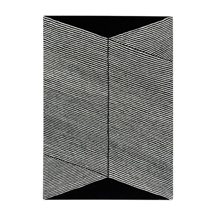 Rectangles ullmatta svart - 170x240 cm - NJRD