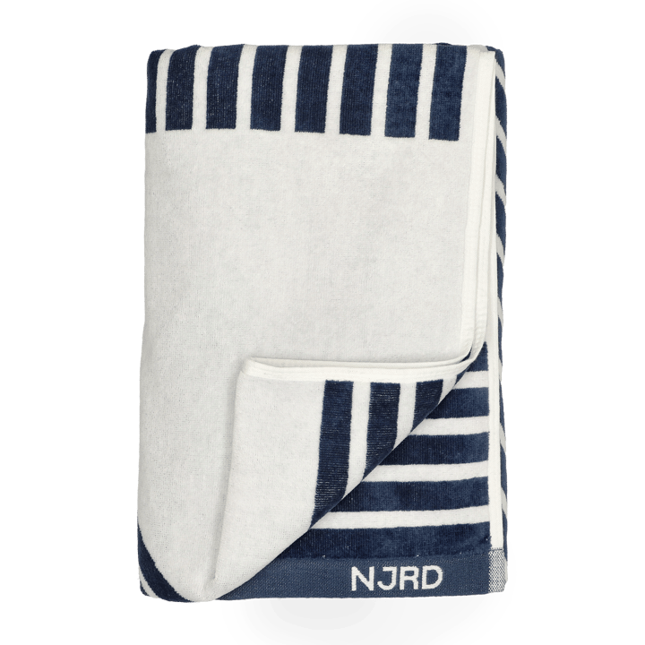 Stripes badhandduk 100x150 cm - Blå - NJRD