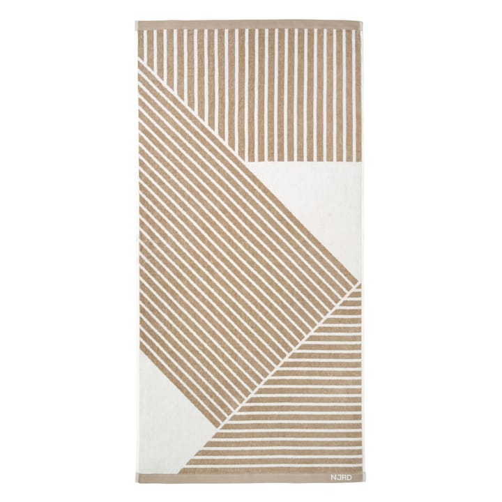 Stripes badhandduk 70x140 cm - Beige - NJRD