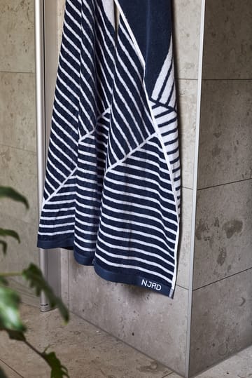 Stripes badhandduk 70x140 cm - Blå - NJRD