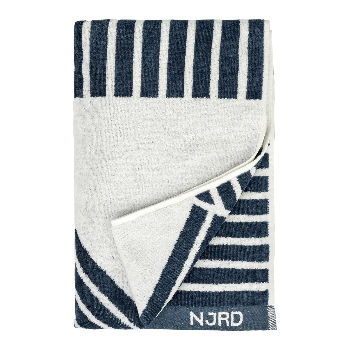 NJRD Stripes badhandduk 70x140 cm Blå
