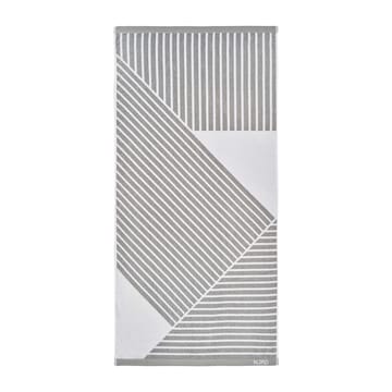 Stripes badhandduk 70x140 cm - Grå - NJRD