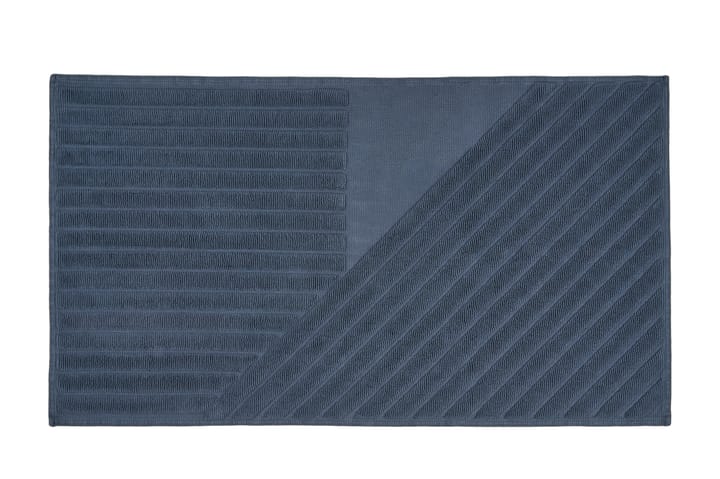 Stripes badrumsmatta 50x90 cm - Blå - NJRD