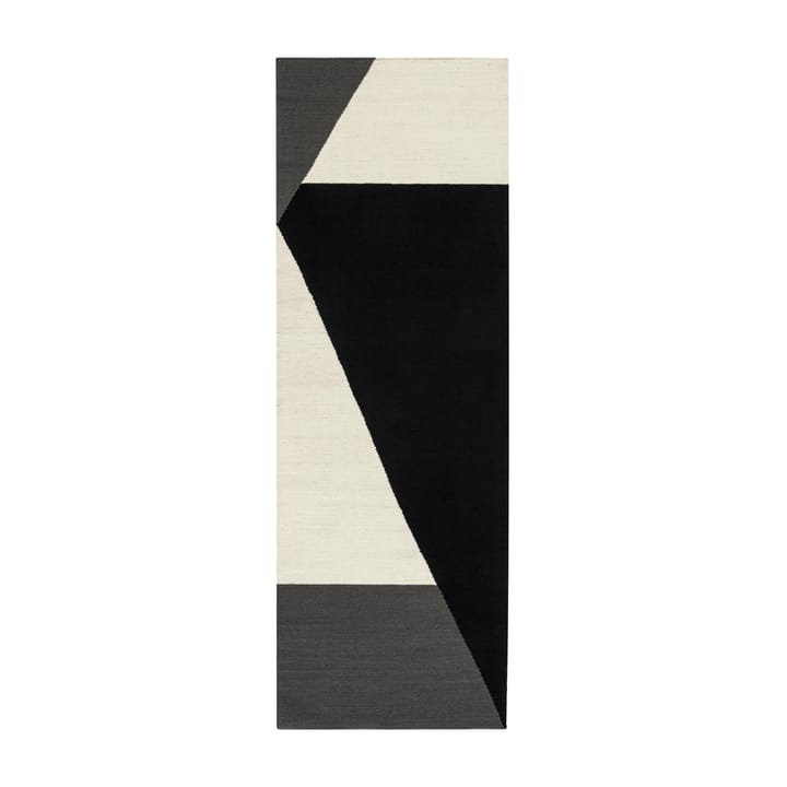 Stripes blocks kelimmatta svart - 80x240 cm - NJRD