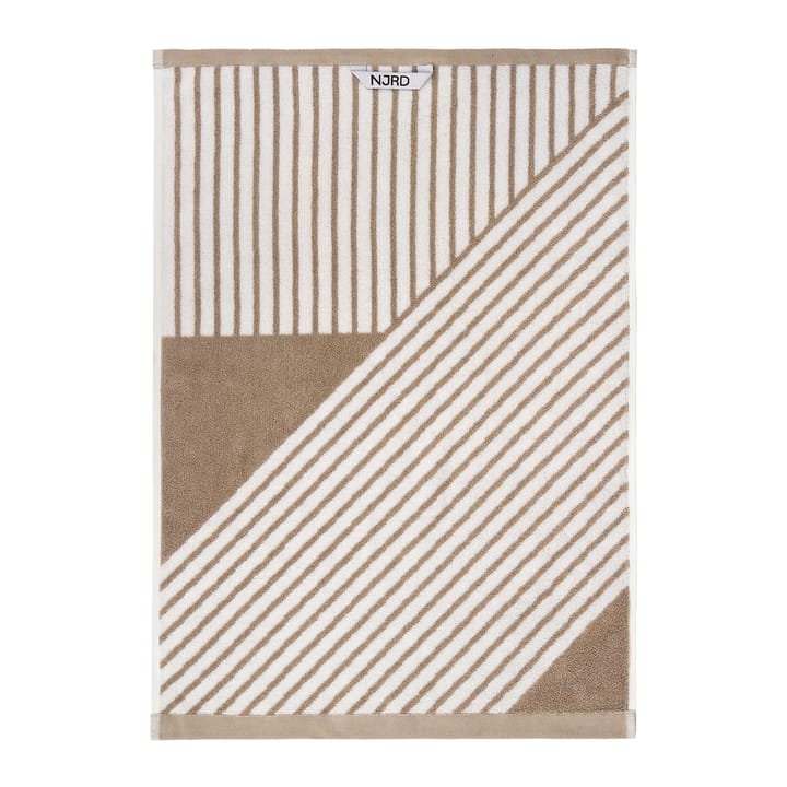 Stripes handduk 50x70 cm - Beige - NJRD