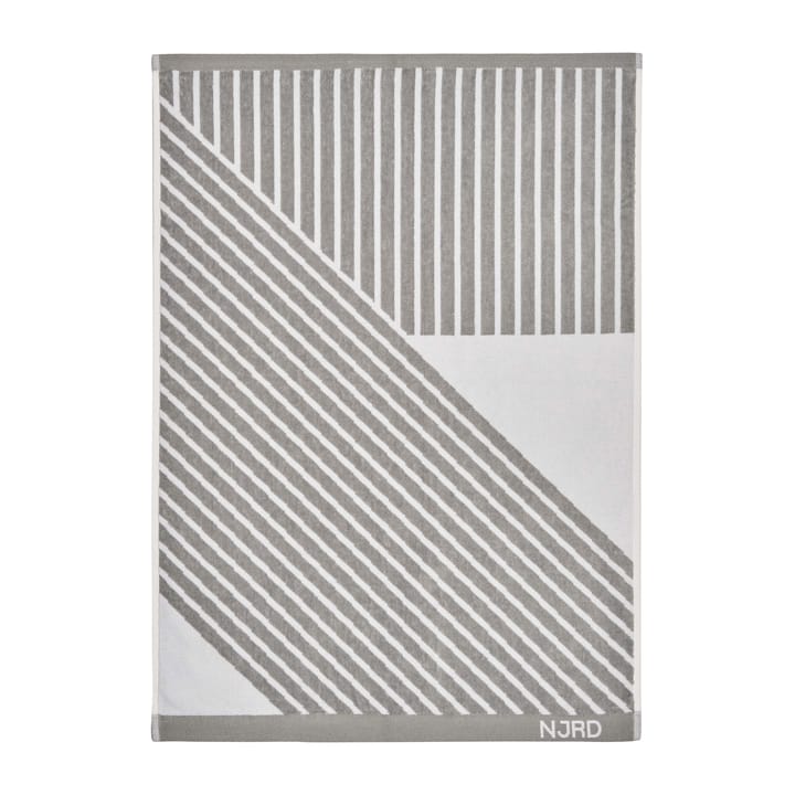 Stripes handduk 50x70 cm - Grå - NJRD