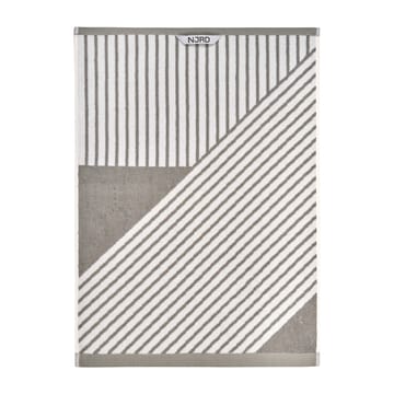 Stripes handduk 50x70 cm - Grå - NJRD