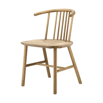 VIOR matstol flätad sits, Lackerad ek-natur, 2-pack - NJRD