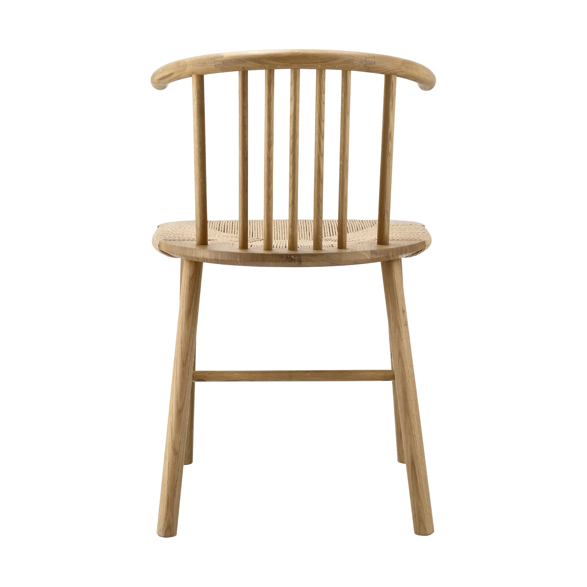 VIOR matstol flätad sits, Lackerad ek-natur NJRD